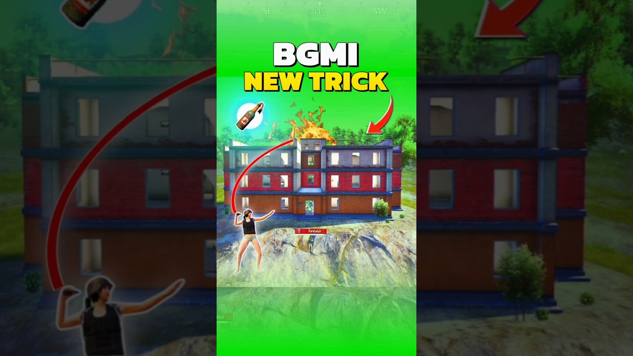 🔥BGMI tips and tricks molotov cocktail /Bgmi 4.0 Update Tricks #BGMI #PUBG #bgmishorts #mew2 #shorts