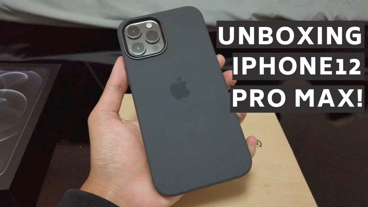UNBOXING IPHONE 12 PRO MAX GRAPHITE!