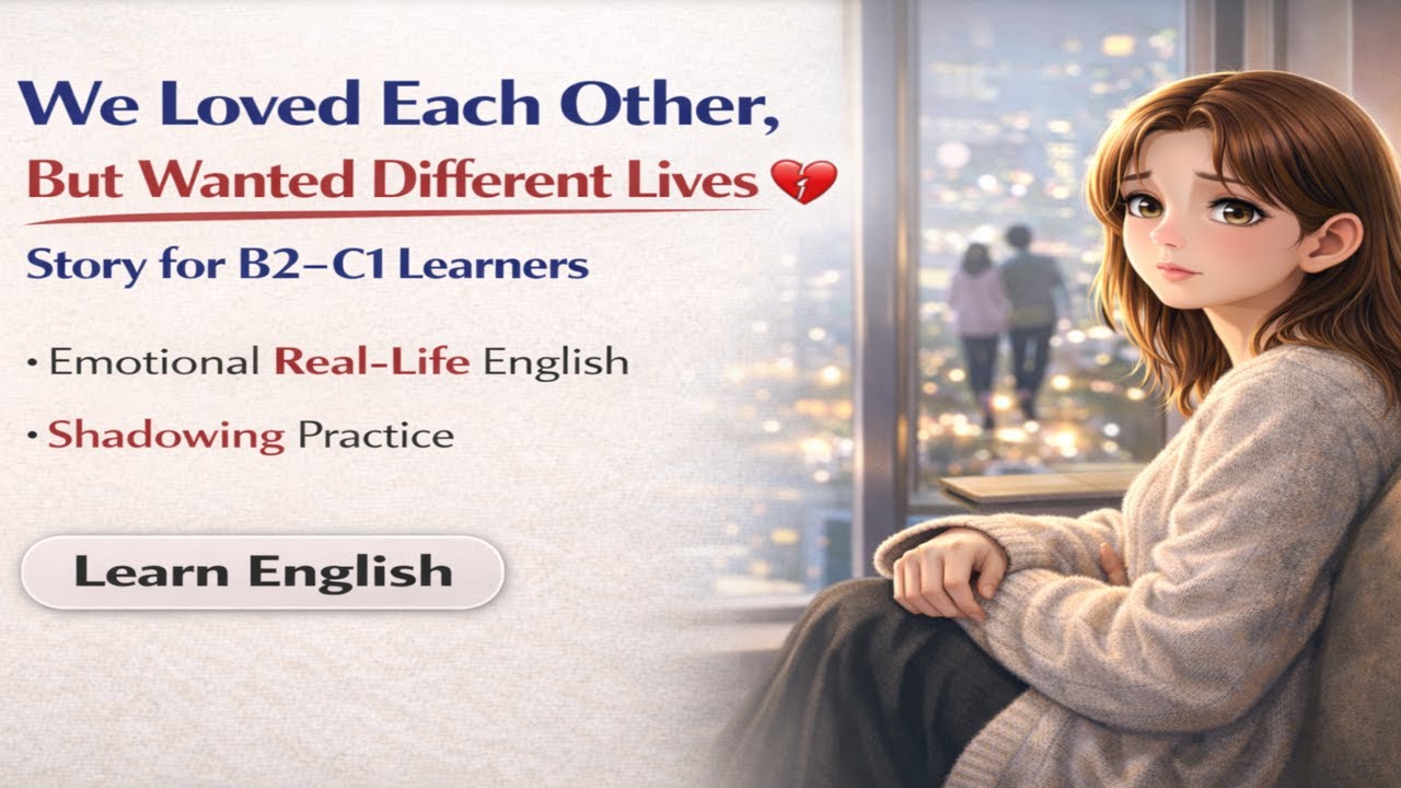 Shadowing English Story (B2–C1) | We Loved Each Other, But... 💔 | Advanced English Practice