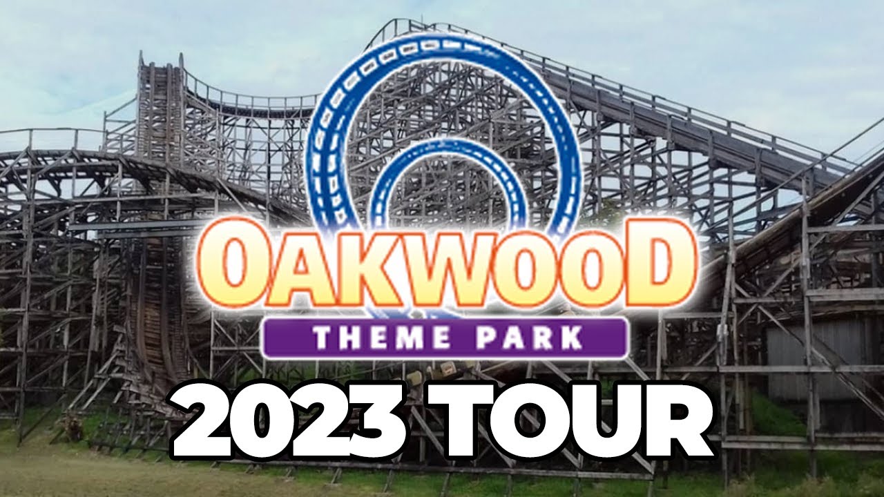 Oakwood Theme Park 2023 - Complete Tour With Rides [4K video]