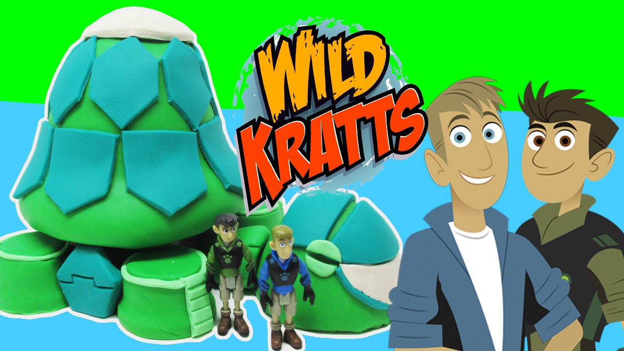 WILD KRATTS!! Play-Doh Surprise Egg!! Wild Kratts' Tortuga! Save The Tortuga from Gourmand!