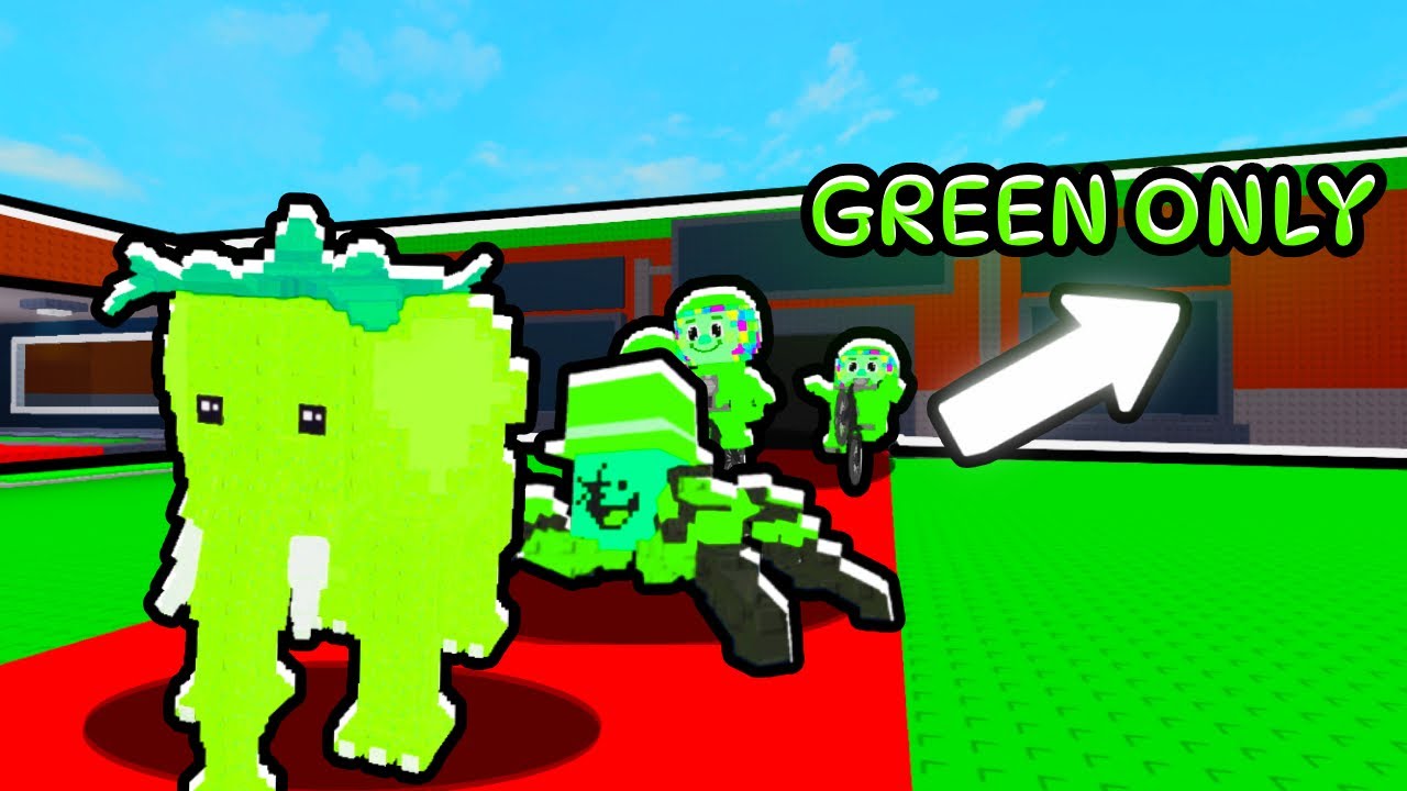 $0 to $5B Challenge In *STEAL A BRAINROT* But We Can Only Use GREEN BRAINROTS!