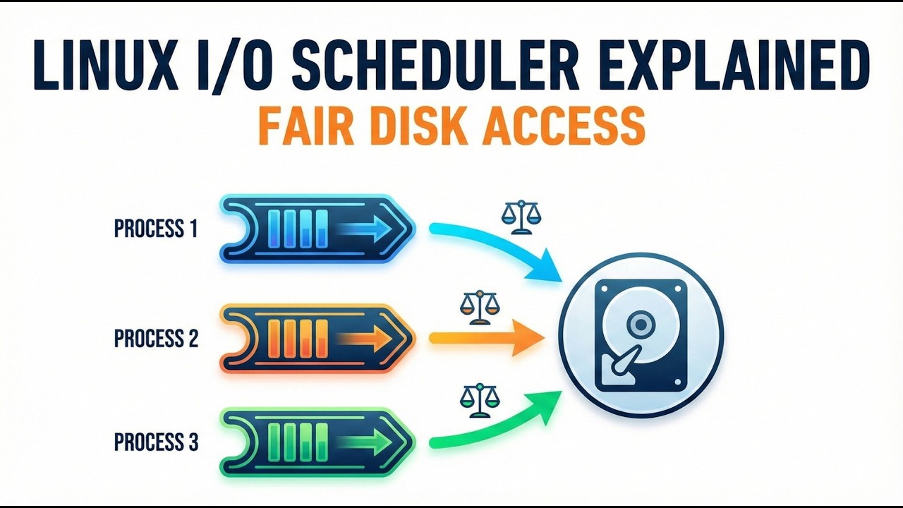 4.9 Linux I/O Scheduler Explained | Completely Fair Queuing (CFQ)  | Disk Scheduling for Beginners
