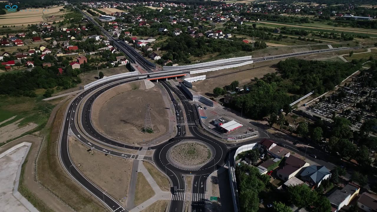 Konin ul.Europejska / ul.Warszawska - Dron.Konin.Pl