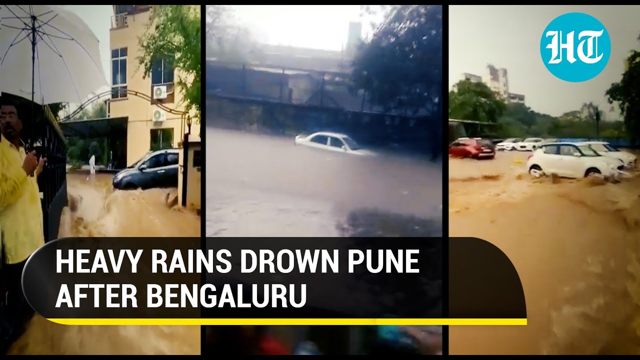Rains wreak havoc in Pune after Bengaluru; Gushing water enters homes, submerges vehicles