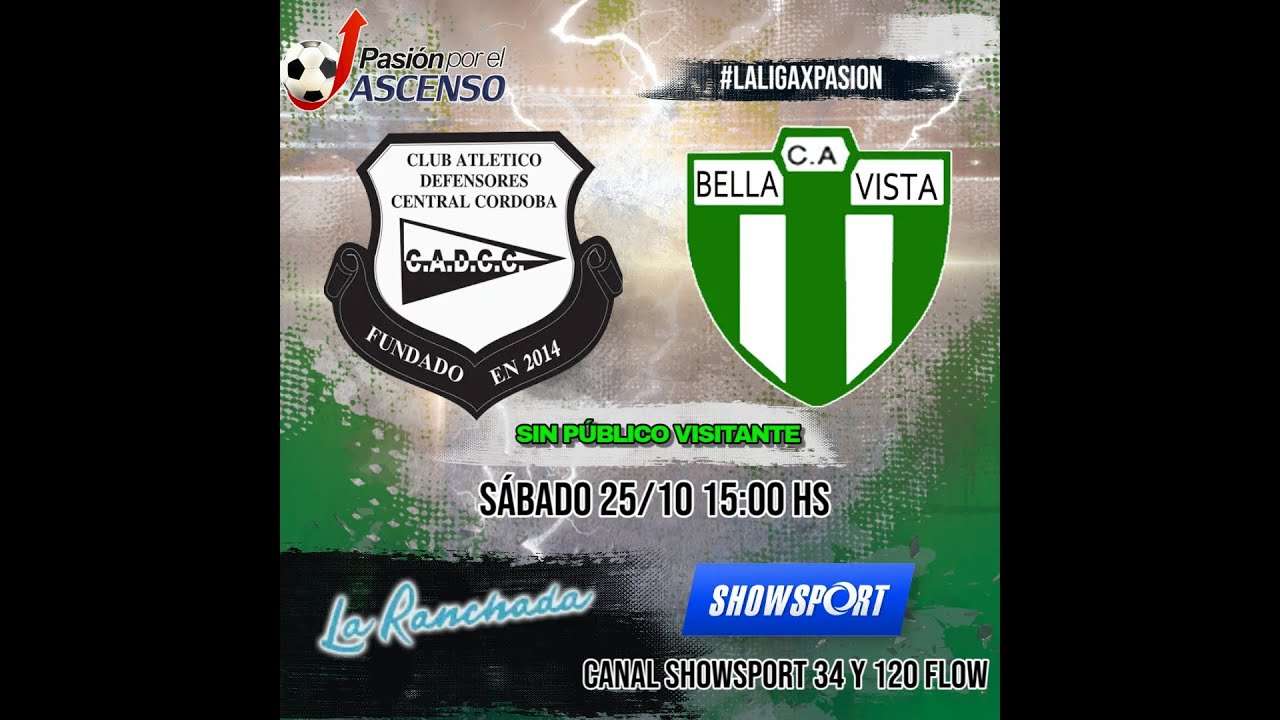 DEFENSORES CENTRAL CÓRDOBA - BELLA VISTA | Torneo Oficial 2025 | Primera 