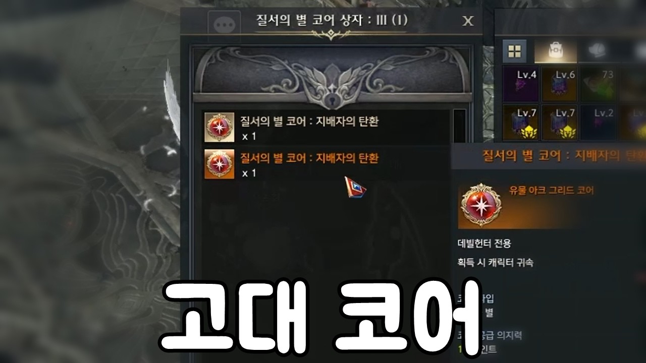 고대 코어를 주세요 [로스트아크]