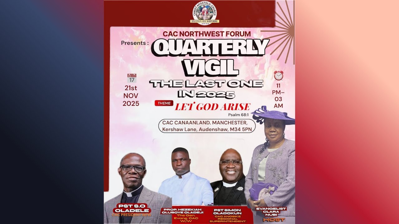 CAC Northwest Forum - Quarterly Night Vigil - Let God Arise