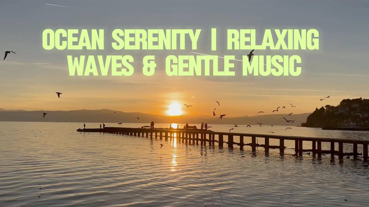 ASMR 4k Ocean Sounds | Relaxing Waves with Calm Music for Sleep & Meditation
