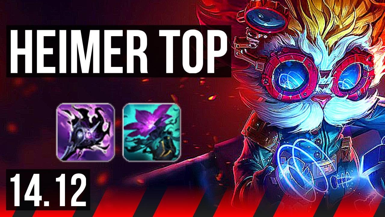 HEIMERDINGER vs DARIUS (TOP) | 700+ games, Rank 10 Heimer | NA Grandmaster | 14.12