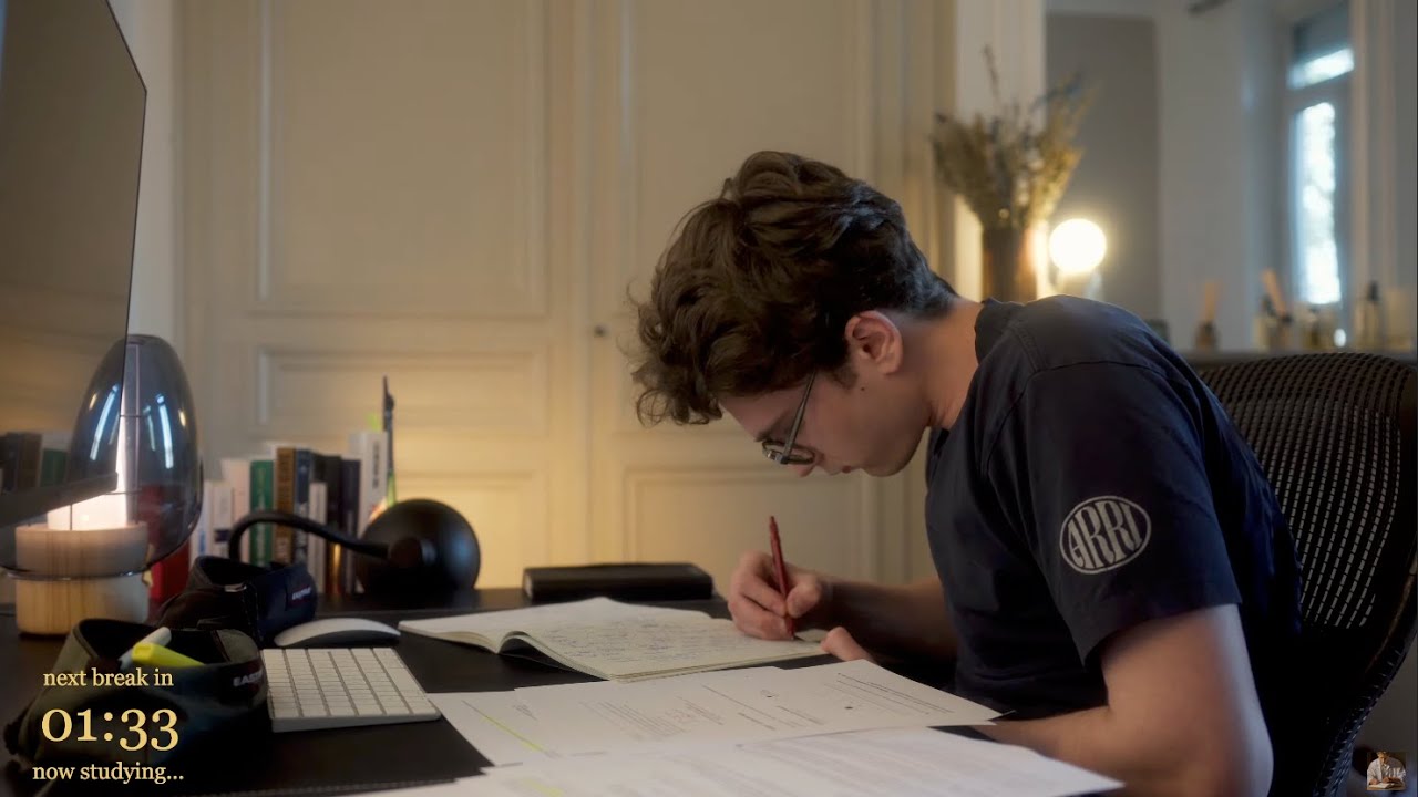 2H30 | Study With Me | Deep work, No music, No break