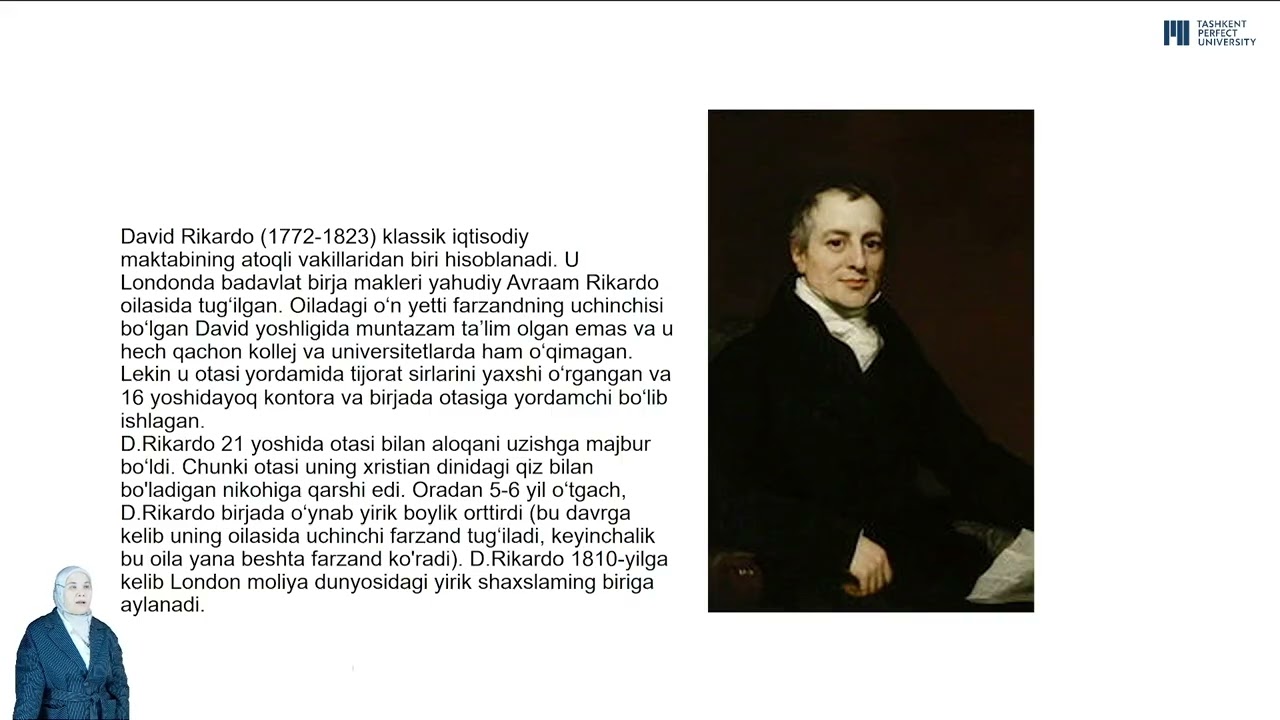 3-dars. Iqtisodiy ta'limotlar tarix fani
