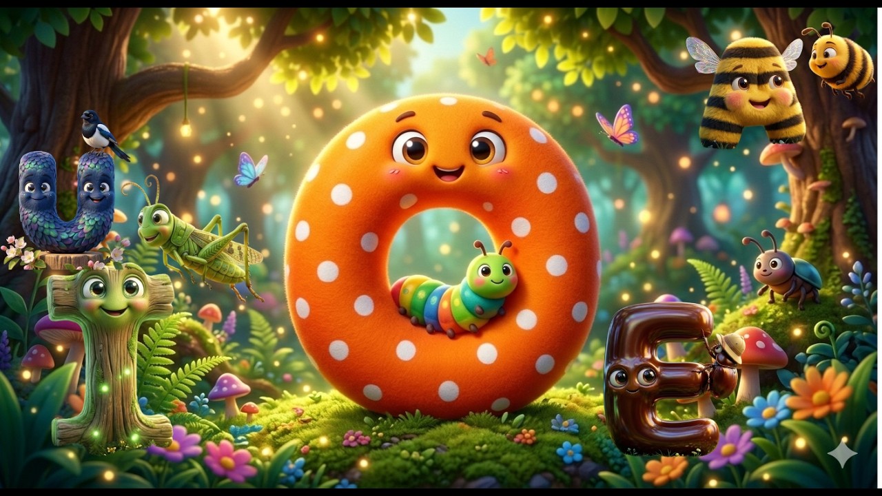 A E I O U | Canción de las Vocales para Niños