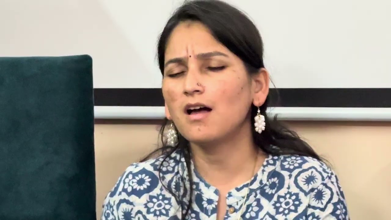 Shruti Bode at the Raga Yoga festival.
