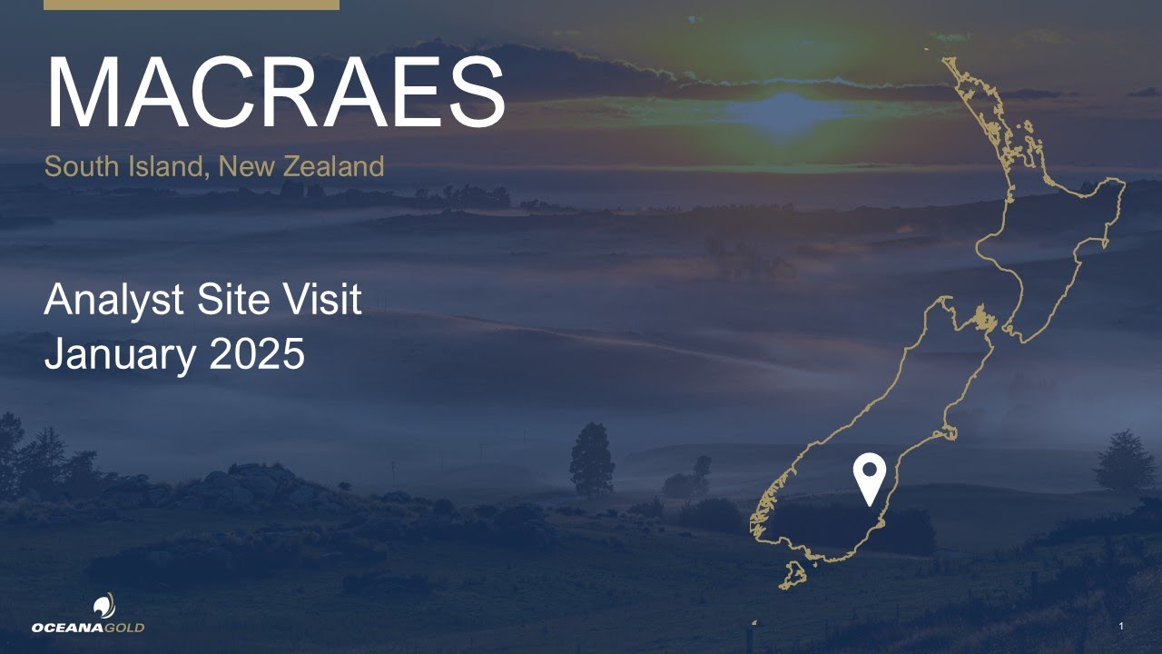 Macraes Operation - Analyst Site Visit - January 2025