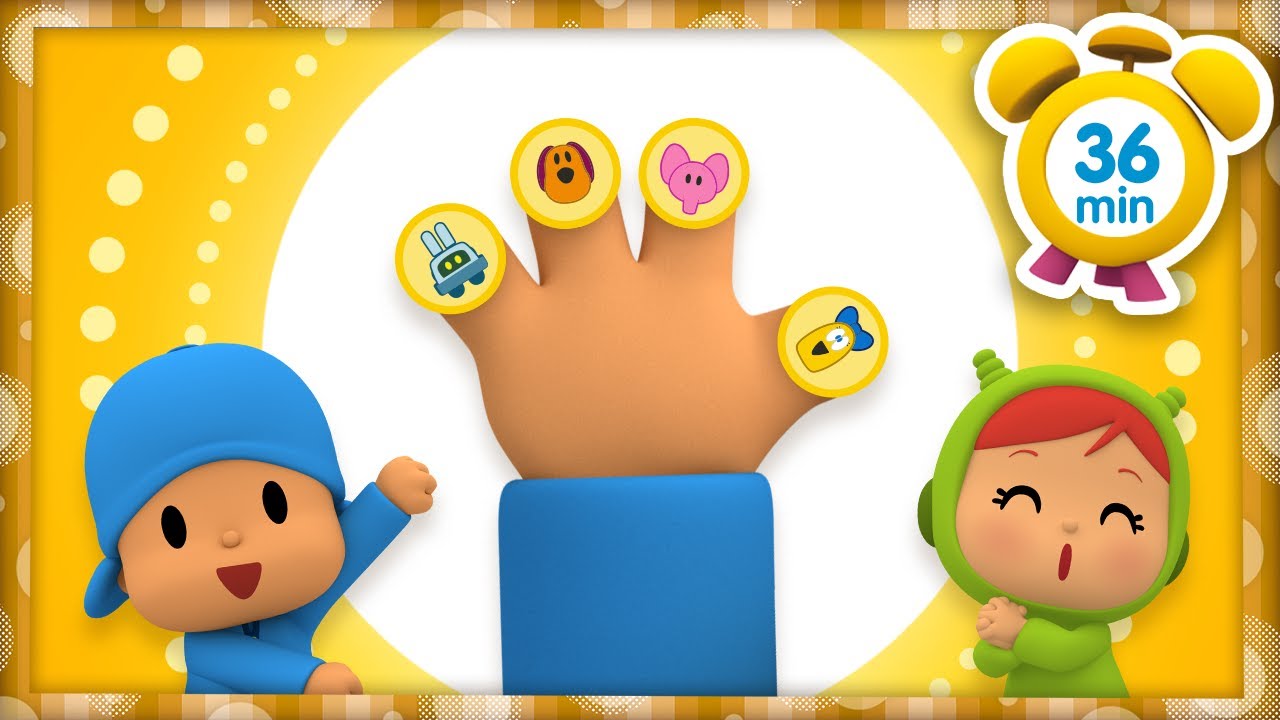 🖐️💙CANCIONES INFANTILES de POCOYÓ🖐️💙 - Finger Family [ 36 minutos ] | Caricaturas y dibujos animados