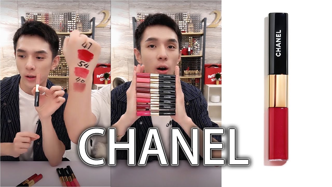 CHANEL (香奈儿双头唇釉) Le Rouge Duo Ultra Tenue系列 | Strawberry Red | Daring Red | Ever Red | Light Rose |