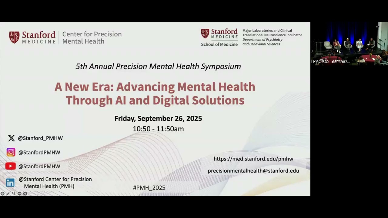 PMH Panel 2 discussion - Eleni Linos, Adam Gazzaley, Alex Leow, Jun Ma