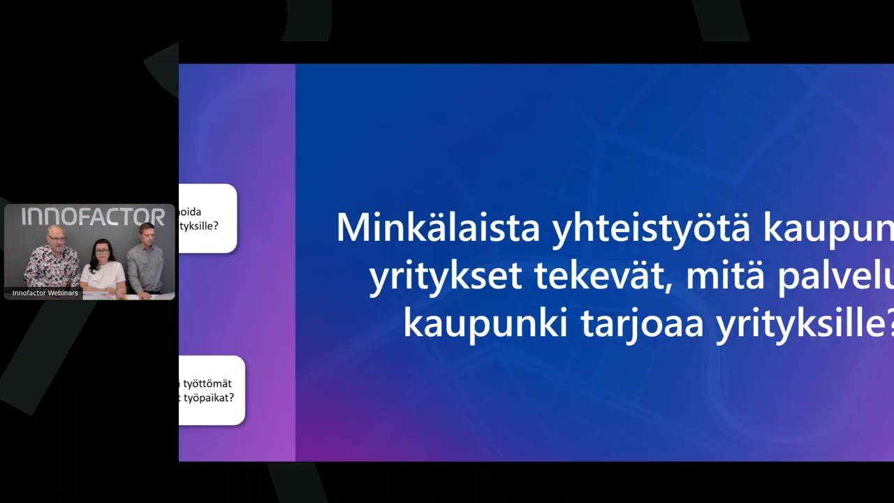 Innofactor Smart City Platform - Yritystiedot hallintaan tehokkaasti ja älykkäästi