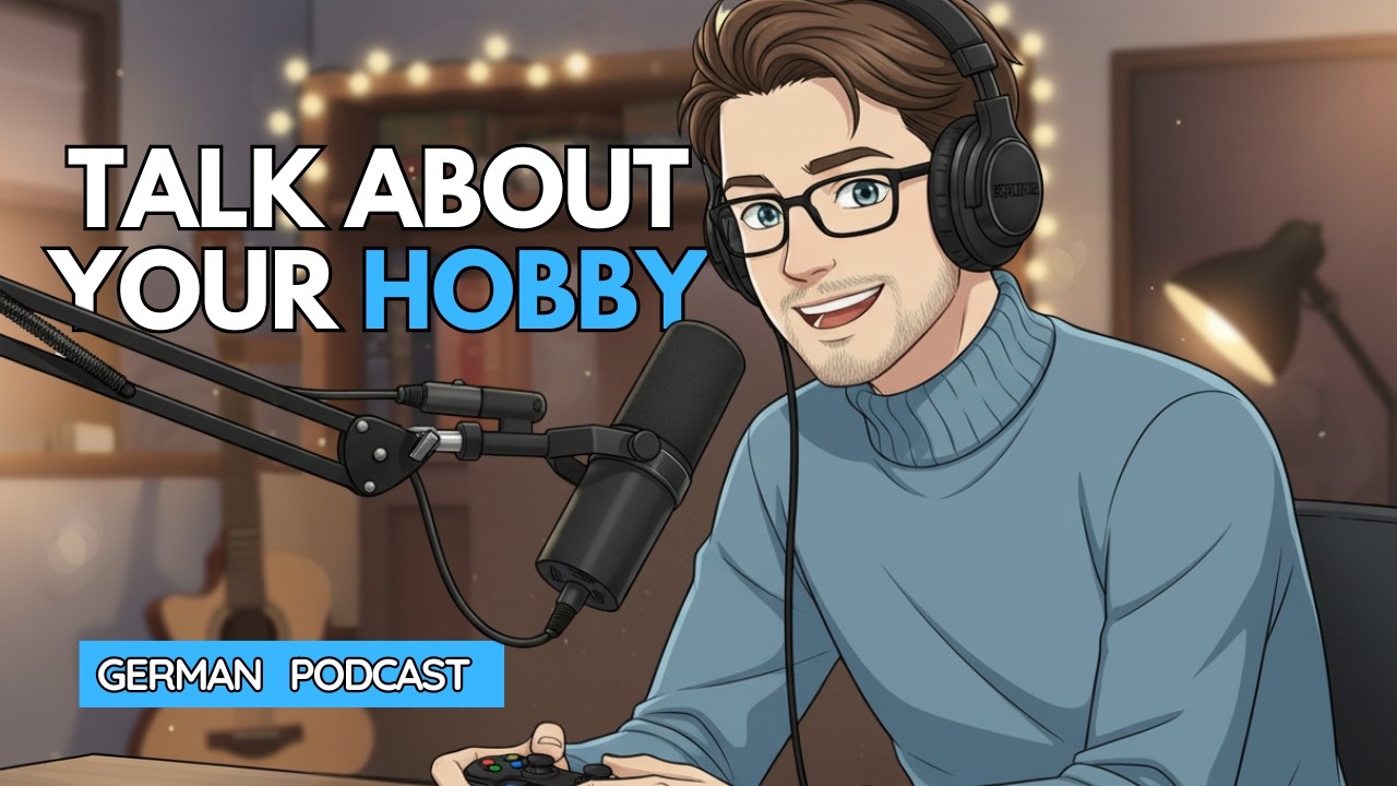 Talking About Hobbies (Hobbys und Freizeit) | A1 German | Learn to Speak in German | German Podcast