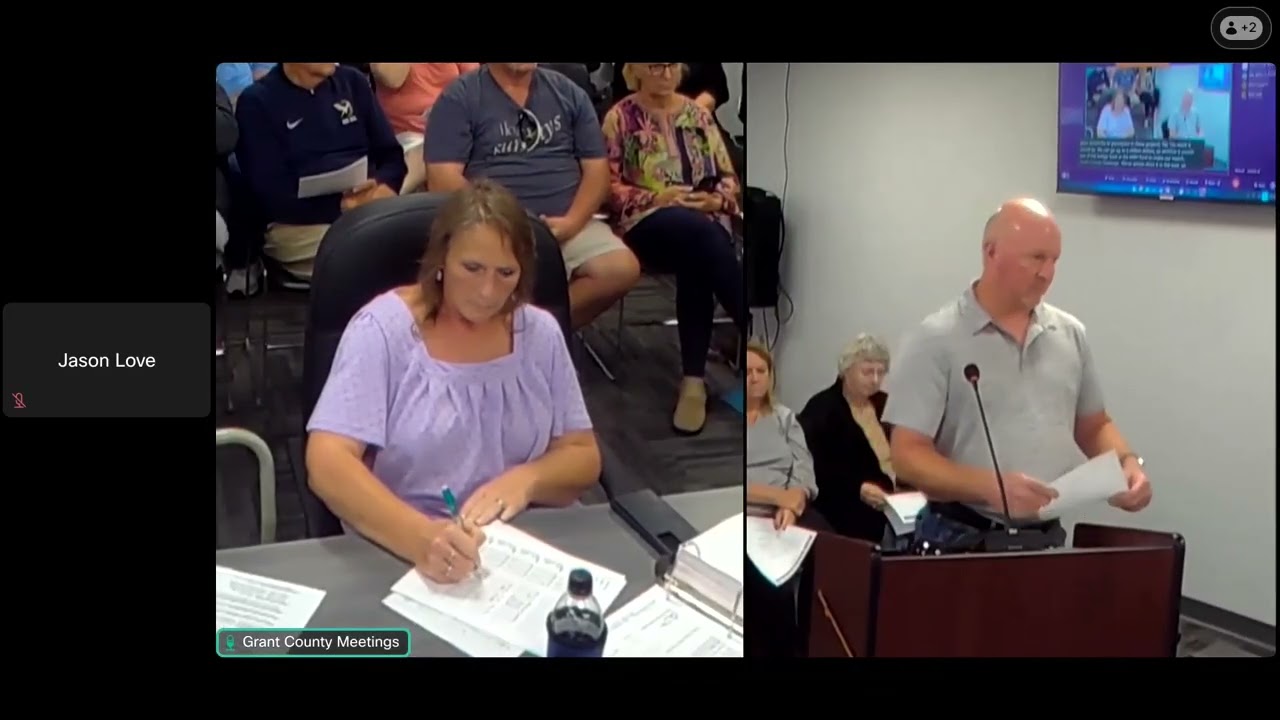Grant County Council Meeting 9-17-25