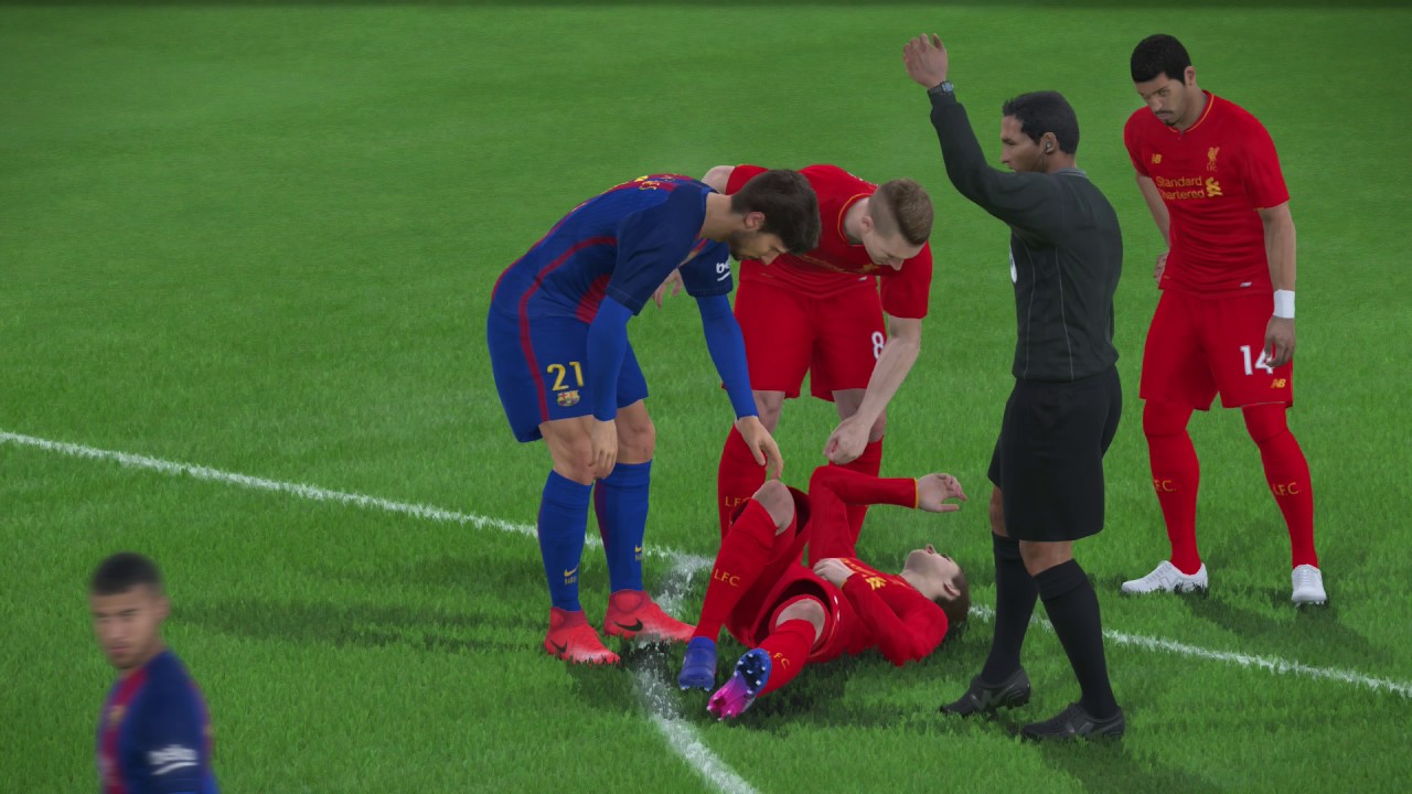 Liverpool vs FC Barcelona PES 2017 MyClub Challenge Cup Gameplay