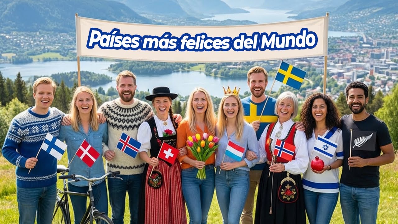 Los 10 países más felices para vivir,  considerados también entre los más agradables del mundo