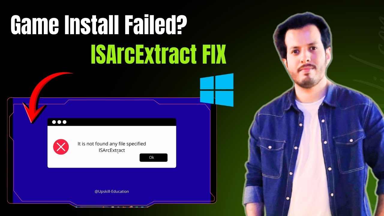 How To Fix ISArcExtract Error While Installing Games on Windows 11/10 | Step-By-Step