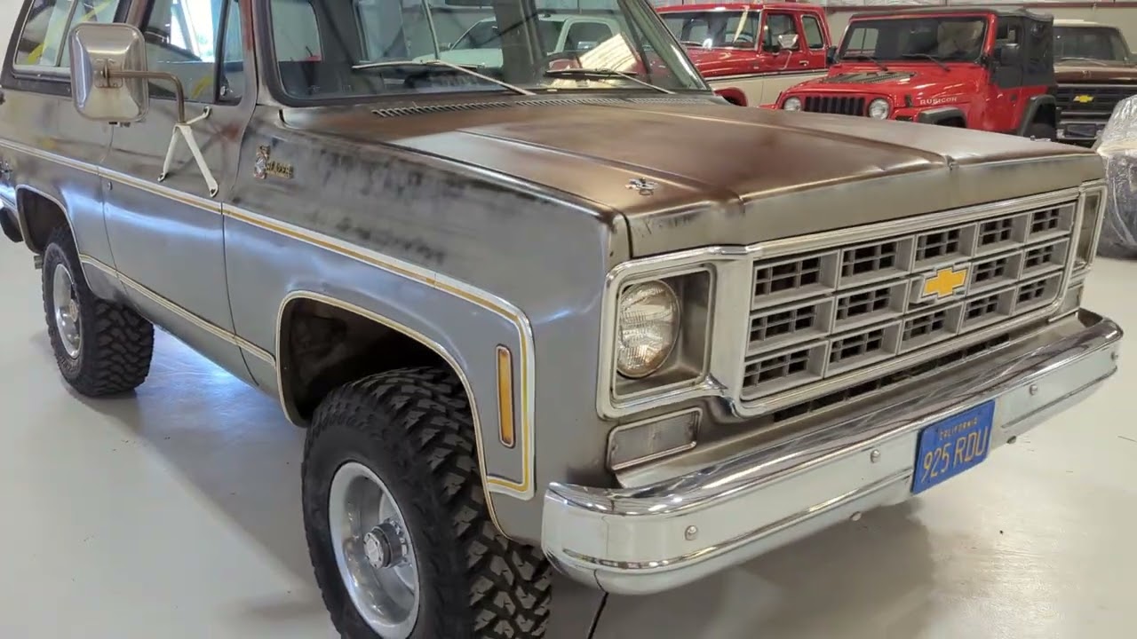 1977 Chevrolet K5 Blazer with LS swap! Super nice rust free California Survivor! For $sale by owner!