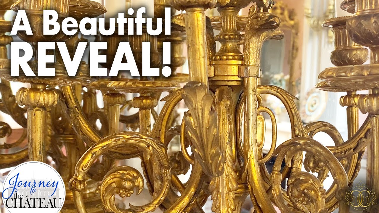 It's FINISHED! RESTORATION and REVEAL of an Antique Torchère Candelabra