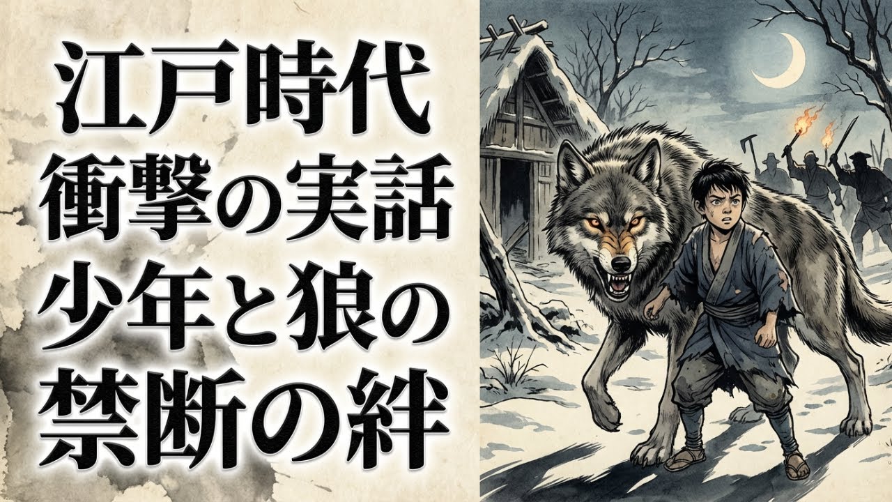 江戸の孤児が拾った子狼。村中から狙われる運命とは…【感動実話】