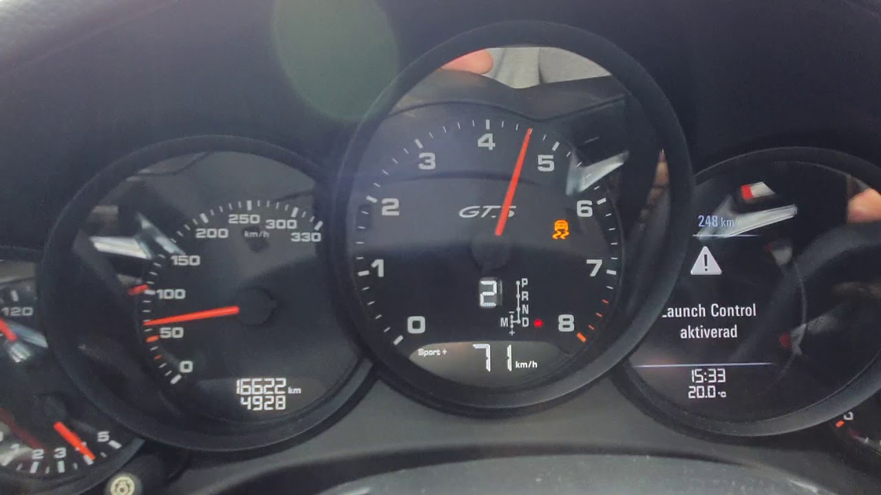 porsche 991.2 gts launch  control 560bhp