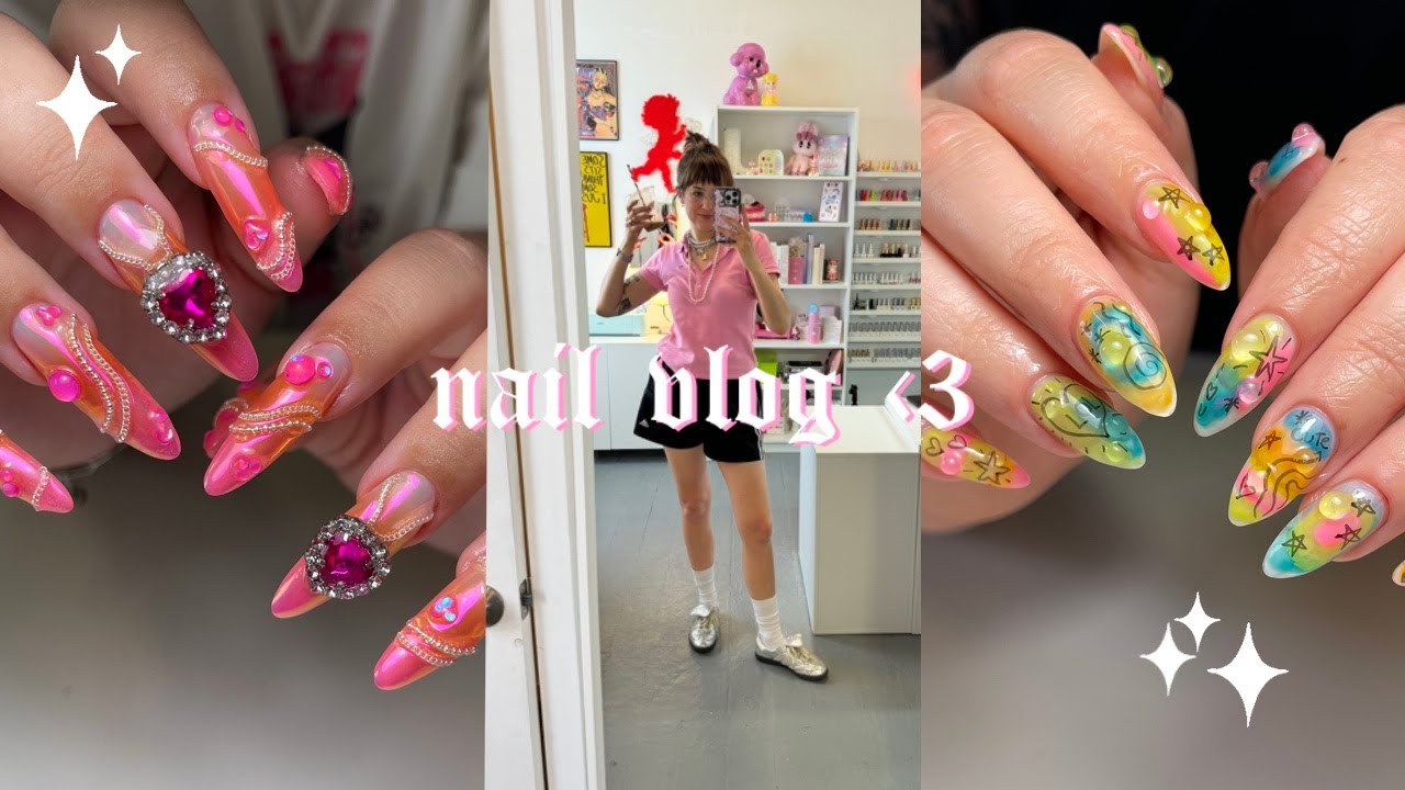 Nail Studio Vlog 💗 Trying out new products