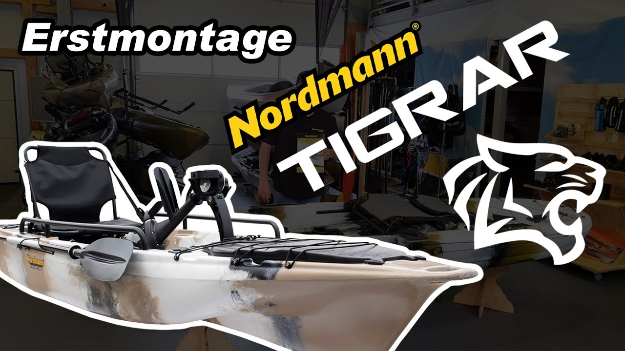 Erstmontage Nordmann® Tigrar Angelkajak