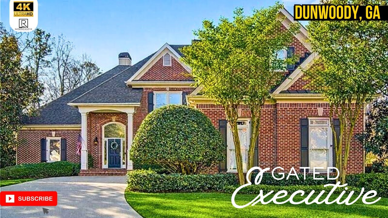 TOUR This Dunwoody GA Home Has Everything! 4SIDED BRICK, NEW PRIMARY BATH & NEW KITCHEN! GATED too!