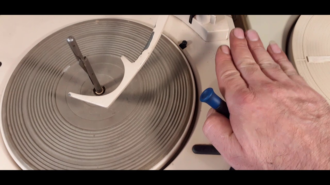 COMO REGULAR Y CALIBRAR EL PESO DE UN BRAZO DE TOCADISCOS WINCO WINCOFON LINEA 1958/80 TUTORIAL