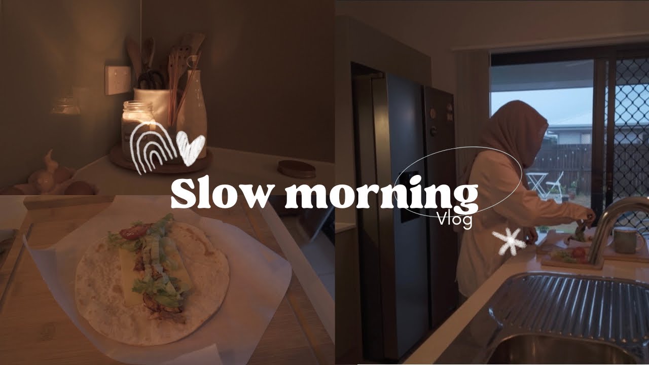 5AM Lunchbox prep| Rainy day vlog | Slow morning