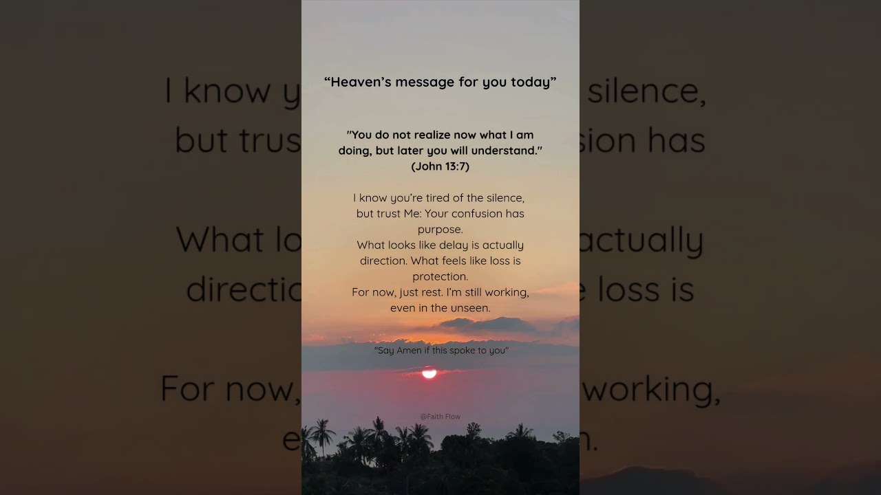 Heaven&rsquo;s Message: Just Rest #shorts