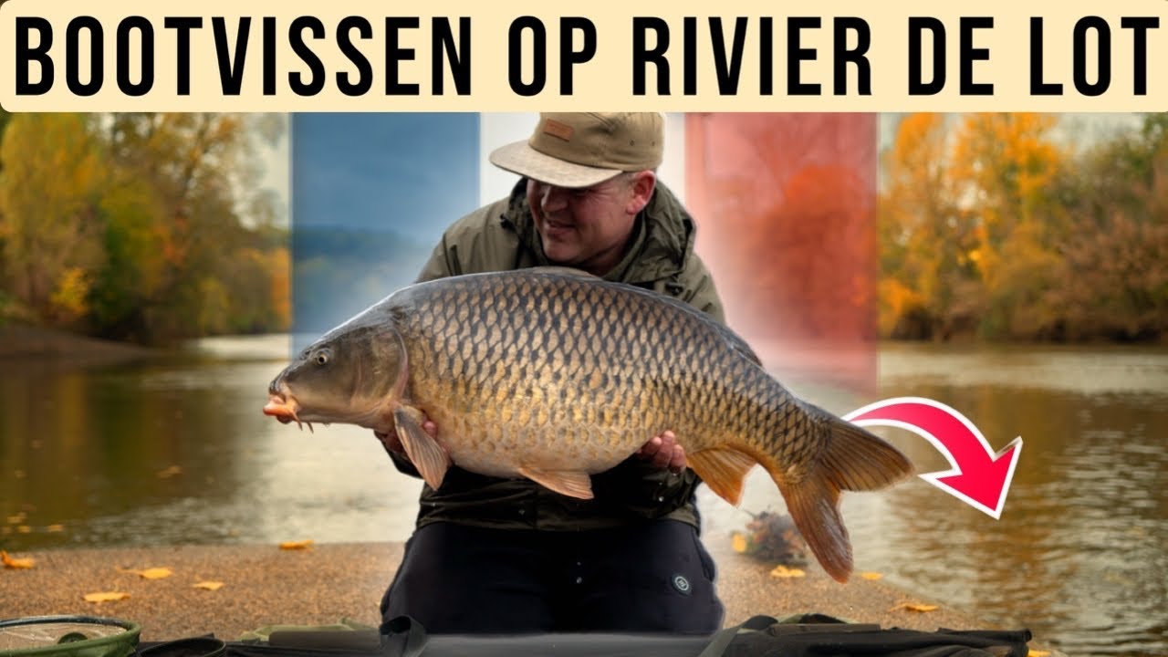 BOOTVISSEN OP KARPER IN FRANKRIJK OP RIVIER DE LOT!