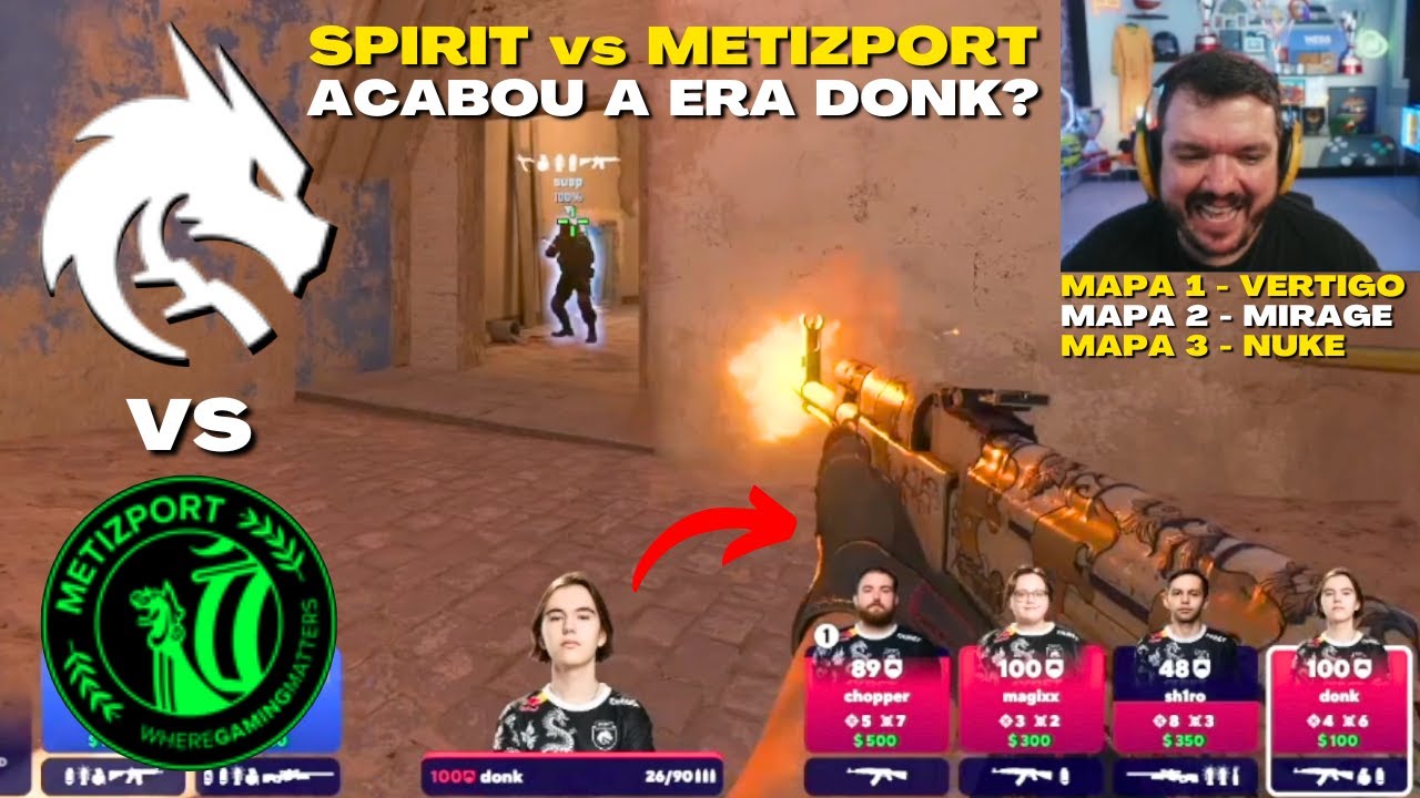 SPIRIT vs METIZPORT (Jogo Completo) BLAST Premier Spring Showdown 2024