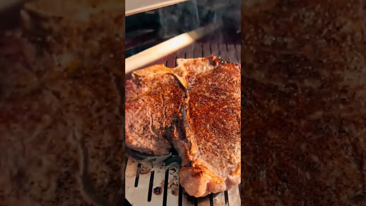 T-Bone Steak Ready in Only 4 minutes #tbonesteak #tbone #steak