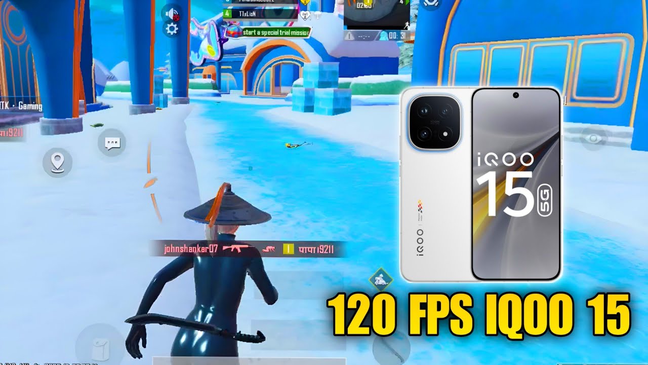 IQOO 15 BGMI 120 FPS GAMEPLAY 🔥 IQOO 15 NEW UPDATE SMOOTH GAMEPLAY 🔥 IQOO 15 BGMI PUBG GAMEPLAY 🔥