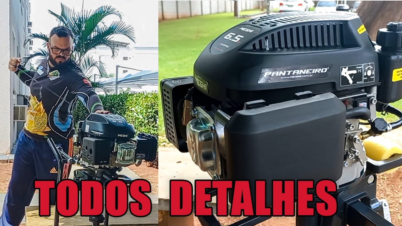 MEU MOTOR PANTANEIRO MEGHI, REVIEW TODOS DETALHES