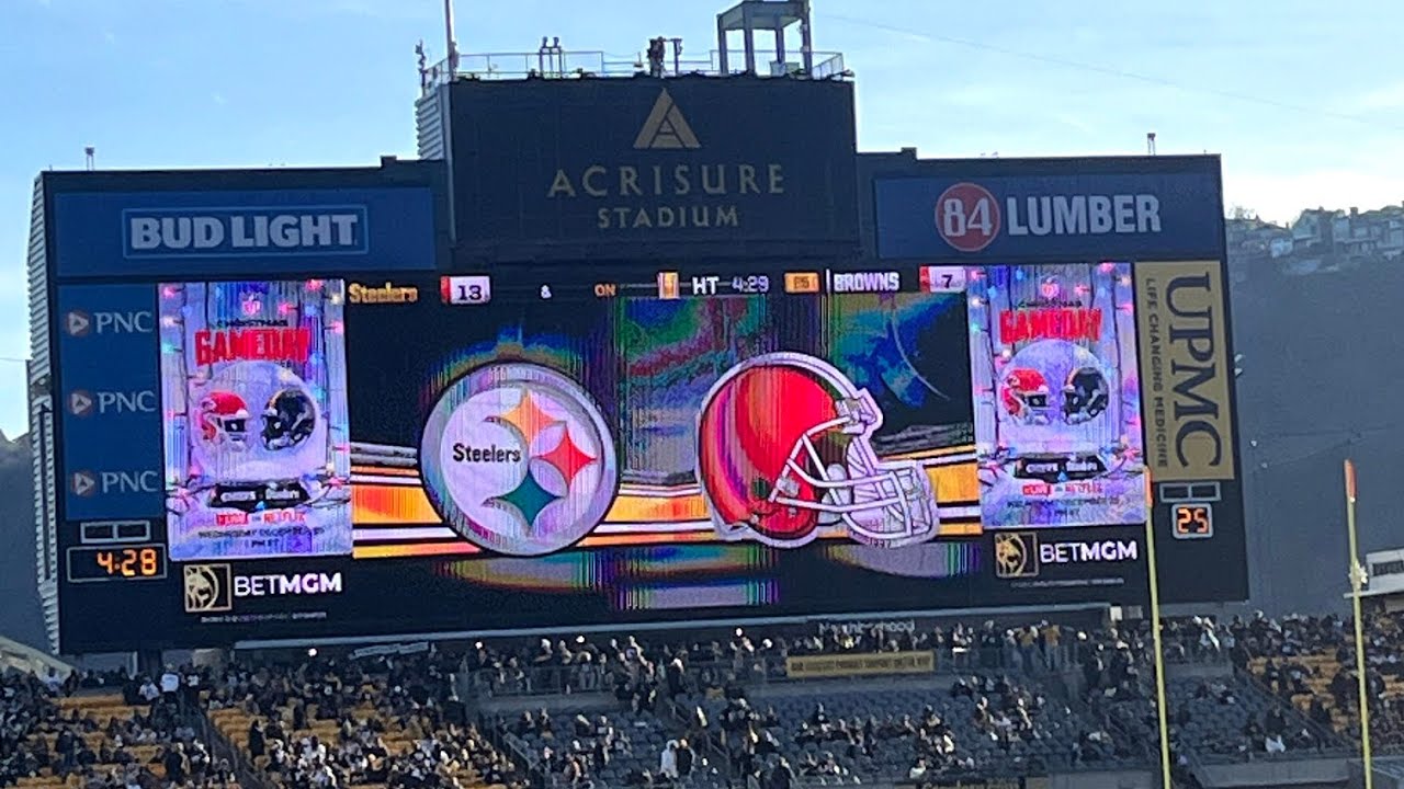Player Intros Steelers vs Browns (offense) December 8th, 2024