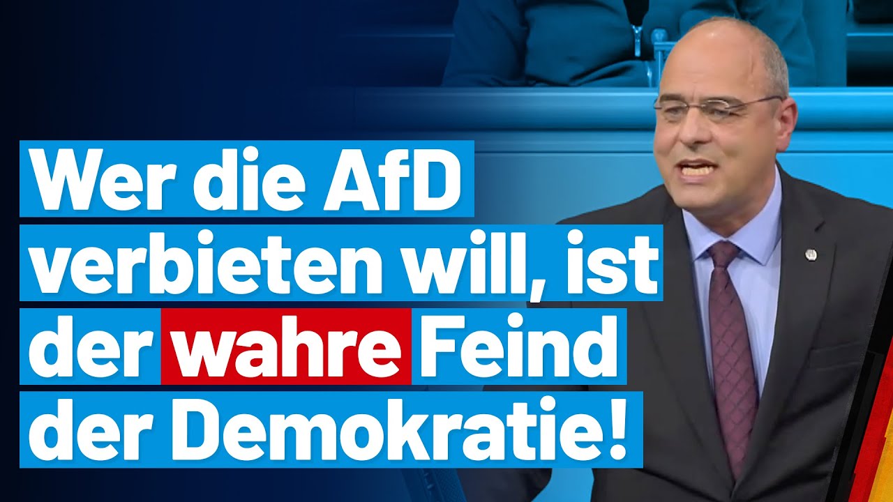 Peter Boehringer nimmt &bdquo;Argumente&ldquo; der AfD-Feinde auseinander! - AfD-Fraktion im Bundestag