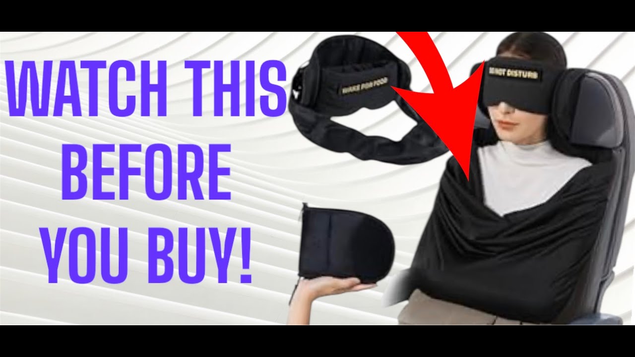 ✈️🛏️ Arliksi  Travel Pillow & Blanket Set | 3-in-1 Plane Sleep System💤| Eye Mask + 360° Head Support