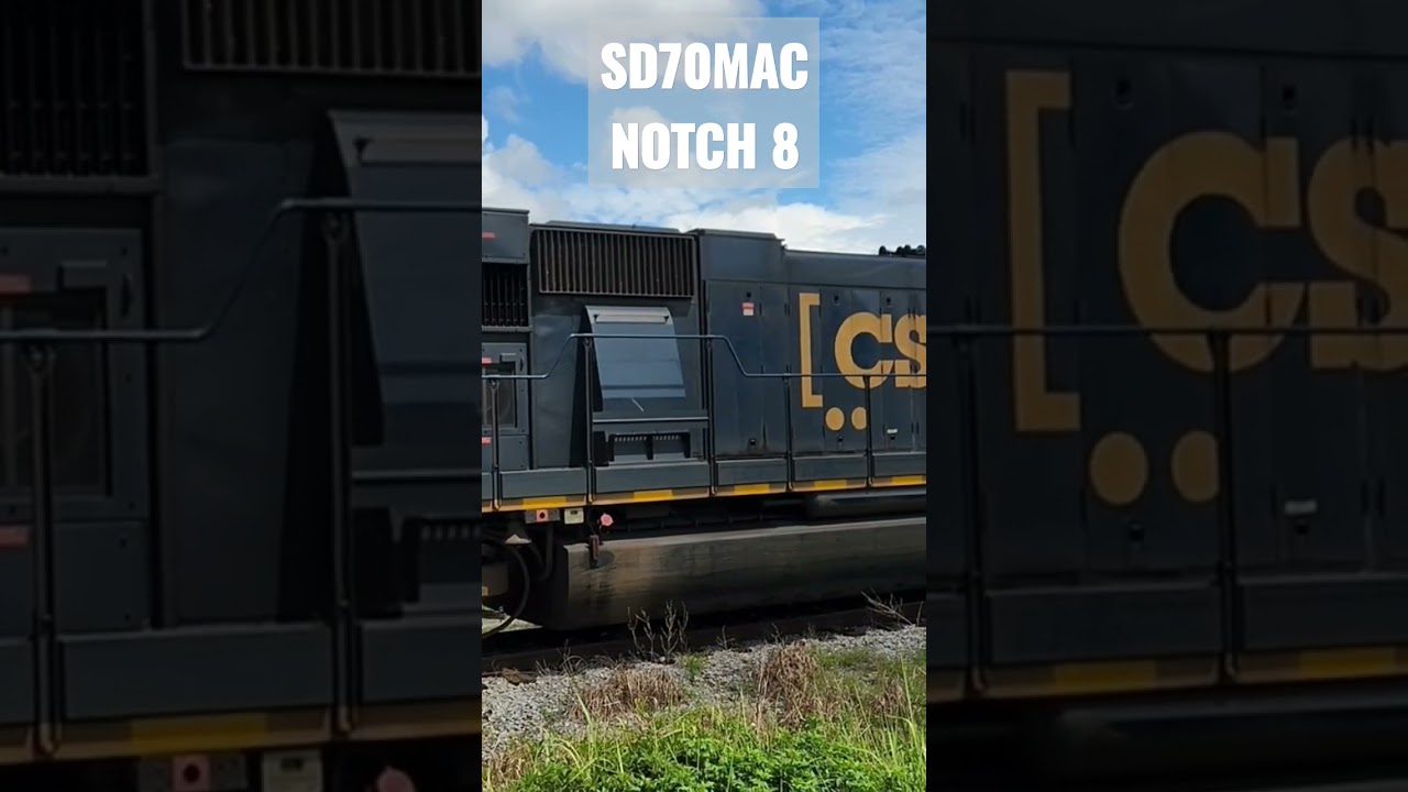 SD70MAC In Notch 8!