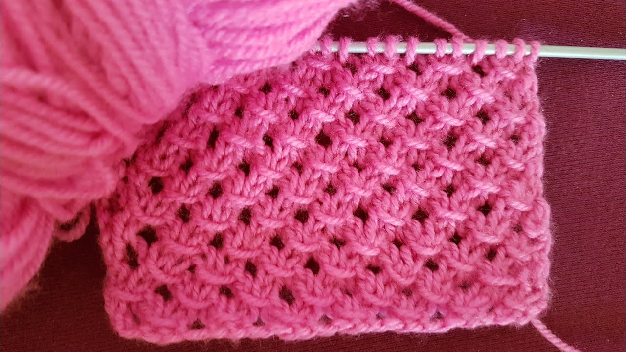 Netzmuster stricken (sehr schön)