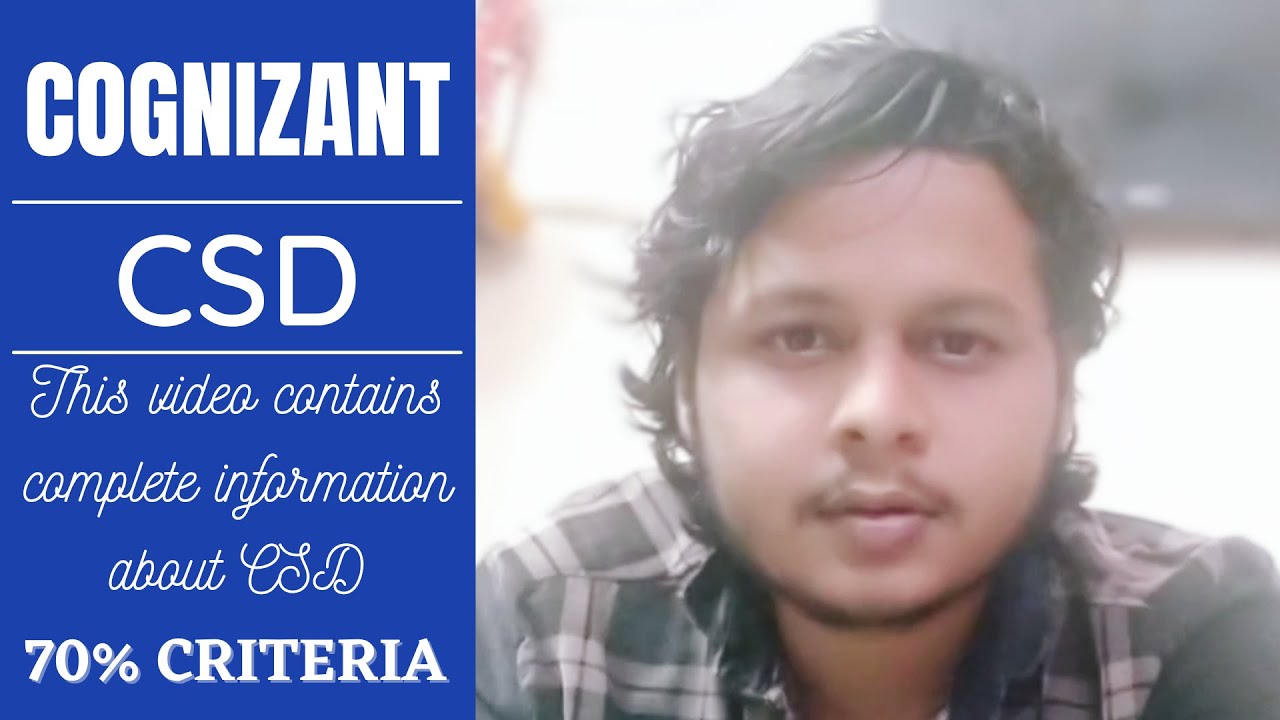 CONTINUOUS SKILL DEVELOPMENT PROGRAM || COGNIZANT || Complete information about CSD Program
