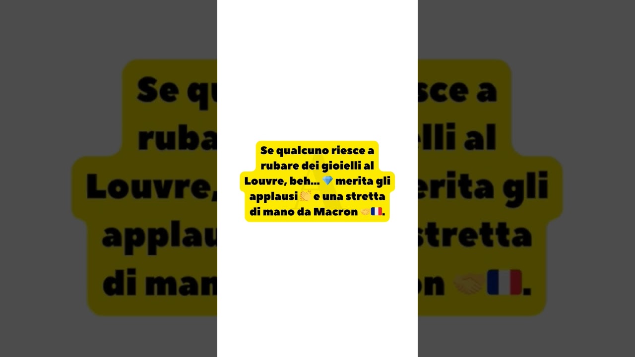 se qualcuno riesce a rubare dei gioielli al Louvre.